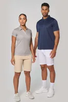Tricou polo damă Proact Short-sleeved personalizat, pe model