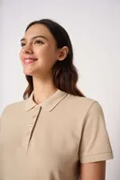 Tricou polo damă iDeal Basic Pique personalizat, pe model