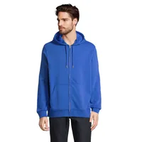 Hanorac unisex Sol's Calipso Full Zip personalizat, royal blue