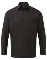 Cămașă bărbați Premier Poplin personalizată, negru