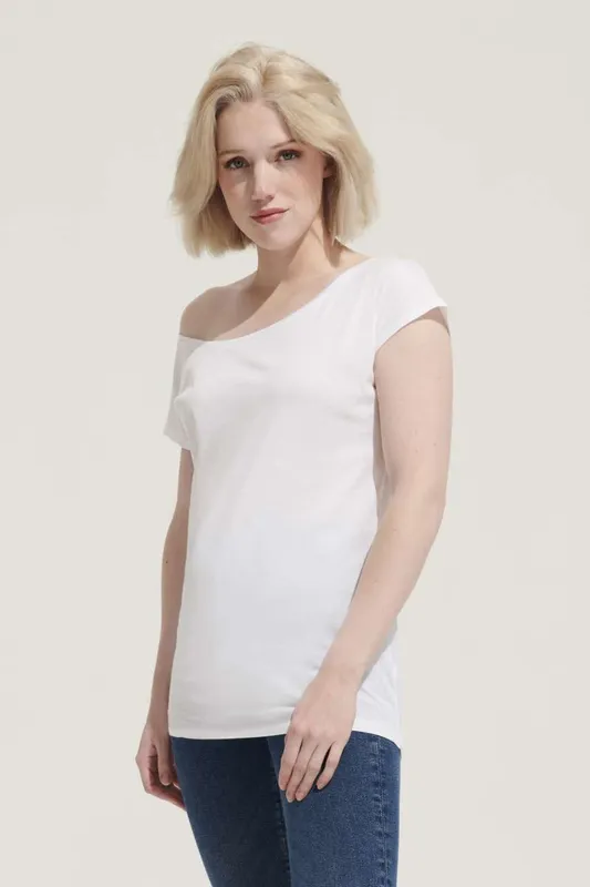Tricou damă SOL'S Marylin Short Sleeve Long Kimono