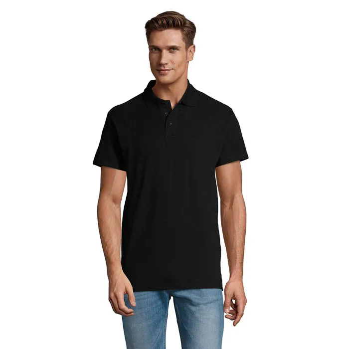 Polo SPRING II MEN 210g personalizat, black