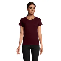 Tricou PIONEER WOMEN 175g personalizat, burgundy