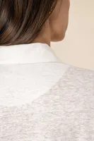 Tricou polo damă Spasso Linen personalizat, pe model