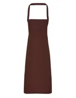 Șorț Premier 100% Organic Cotton Bib personalizat, maro