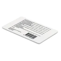 Card pentru blocare RFID personalizat, vedere spate