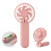 Ventilator portabil pliabil personalizat, roz copil