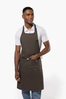 Șorț Kariban Cotton With Pocket personalizat, pe model
