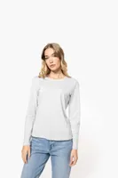 Tricou cu mânecă lungă damă Kariban Crew Neck personalizat