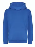 Hanorac copii Just Hoods Organic personalizat, albastru