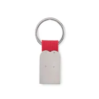 Breloc metal inimă personalizat, vedere spate