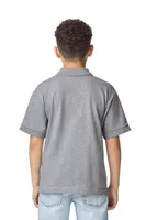 Tricou polo copii Gildan Dryblend® Jersey personalizat, pe model