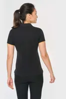 Tricou polo damă Designed To Work Short-sleeved Contrasting Daytoday personalizat, pe model