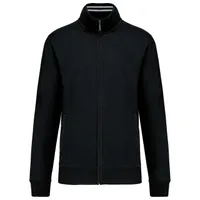 Jachetă bărbați Kariban Full Zip Sweat personalizată, negru