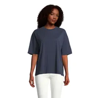 Tricou damă Sol's Boxy Tricou Oversized personalizat, french navy