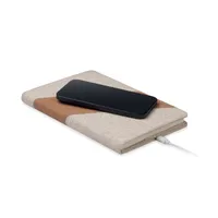 Notebook A5 cu încărcător 15W personalizat