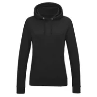 Hanorac damă Just Hoods College personalizat, negru