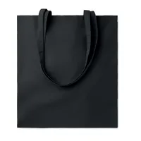 Sacoşă cumpărături cu mânere personalizată, negru