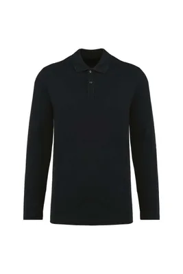 Tricou polo bărbați Kariban Premium Supima® personalizat, negru