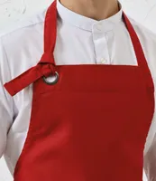 Șorț Premier Calibre Heavy Cotton Canvas Bib personalizat, pe model