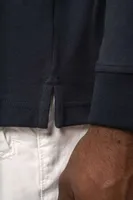 Tricou polo bărbați Kariban Organic 180 Piqué Long Sleeves personalizat, pe model