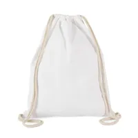 Geantă Kimood Drawstring With Thick Straps personalizată, alb, în context