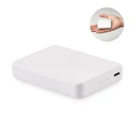 Powerbank 5000 mAh personalizat, alb