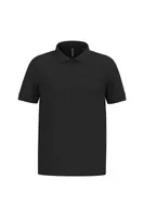Tricou polo bărbați Kariban Short-sleeved Piqué personalizat, negru
