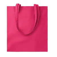 Sacoşă cumpărături cu mânere personalizată, fucsia