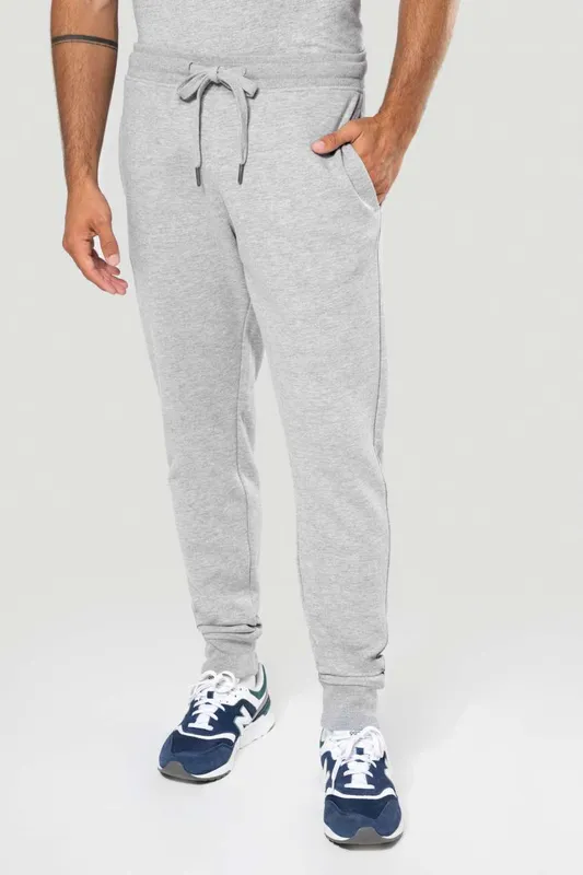 Pantaloni bărbați Kariban Eco-friendly French Terry Trousers personalizați, pe model
