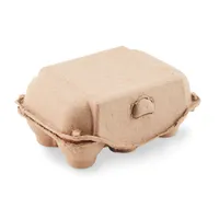 6 crete formă de ou în cutie personalizat, vedere lateral