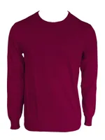 Bluză bărbați Legend Classics Crew Neck Fine Gauge Cotton Pullover personalizată, roșu