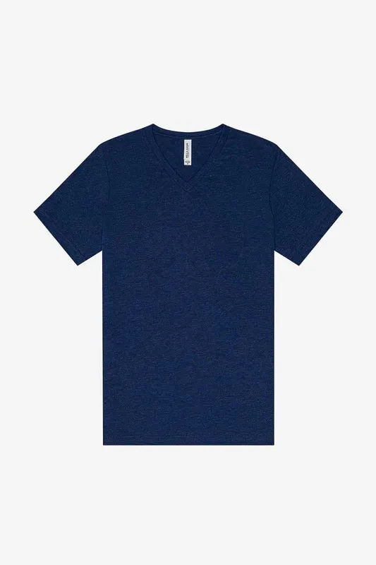 Tricou unisex Bella Triblend Short Sleeve V-neck