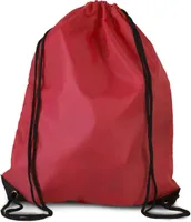 Rucsac Kimood Drawstring Backpack personalizat, roșu, în context