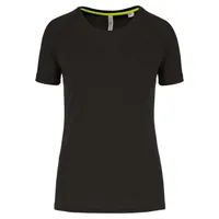 Tricou damă Proact Recycled Round Neck Sports personalizat, negru