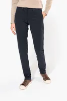 Pantaloni damă Kariban Chino Trousers personalizați, pe model