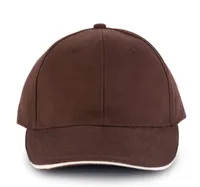 Șapcă Kariban Orlando 6 Panels personalizată, maro