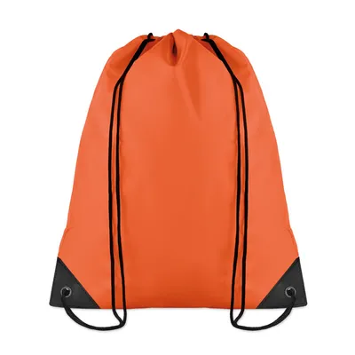 Rucsac cu şnur personalizat, portocaliu