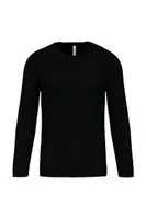 Tricou cu mânecă lungă bărbați Proact Sports personalizat, negru