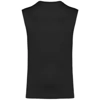 Tricou bărbați Kariban Eco-friendly Sleeveless personalizat, negru