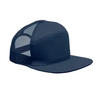 Șapcă vizieră plată, 7 panele personalizată, albastru marin francez