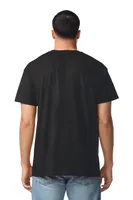 Tricou unisex Gildan Light Cotton Adult NO Label personalizat, pe model