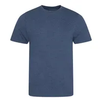 Tricou bărbați Just Ts Tri-blend T personalizat, albastru