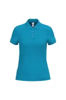 Tricou polo damă iDeal Basic Pique personalizat, albastru