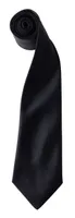 Premier Colours Collection Satin Tie personalizat, negru