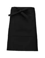 Șorț Kariban Cotton Mid-length personalizat, negru