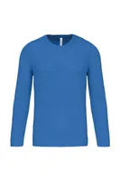 Tricou cu mânecă lungă bărbați Proact Sports personalizat, albastru