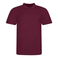 Tricou polo unisex Just Polos The 100 personalizat, roșu