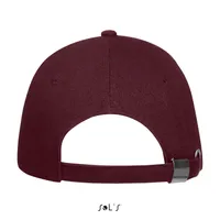 BUFFALO SIX PANEL CAP 260g personalizat, vedere spate