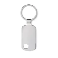 Breloc metalic cu motiv casă personalizat